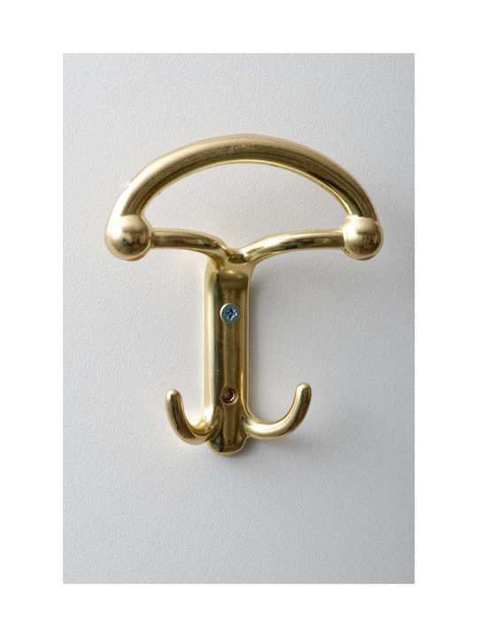 Wandhalterung Haken 3 Goldene Stellen