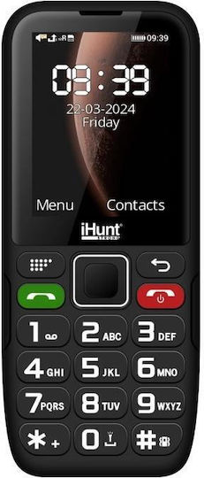 iHunt Primo 4G Dual SIM Mobile Phone with Buttons Black