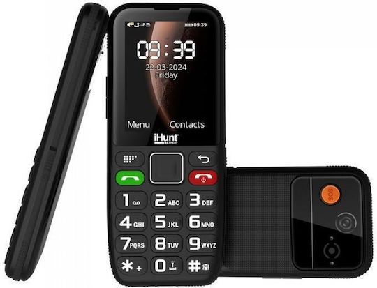 iHunt Primo 4G Dual SIM Mobile Phone with Buttons Black