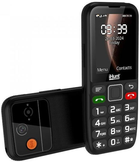 iHunt Primo 4G Dual SIM Mobile Phone with Buttons Black