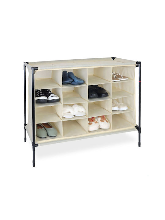 Stoff Schuhorganisator 84x36x65cm