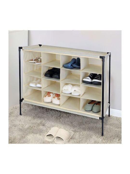 Stoff Schuhorganisator 84x36x65cm