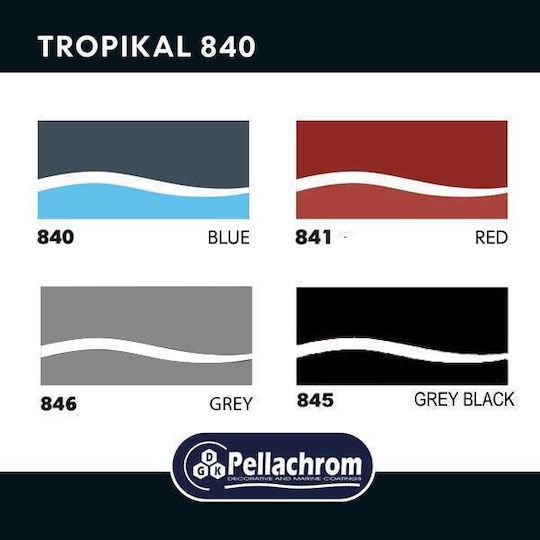 Pellachrom Tropikal Marine Paint For Boats 5lt White