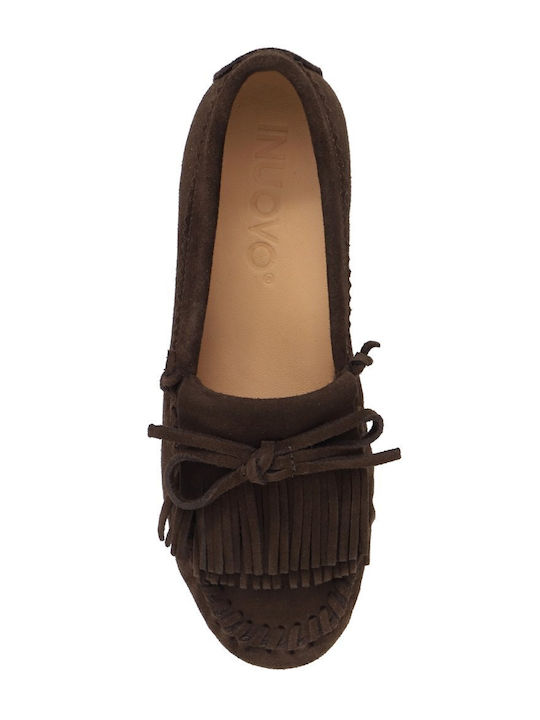 Γυναικεία Loafers σε Καφέ Χρώμα