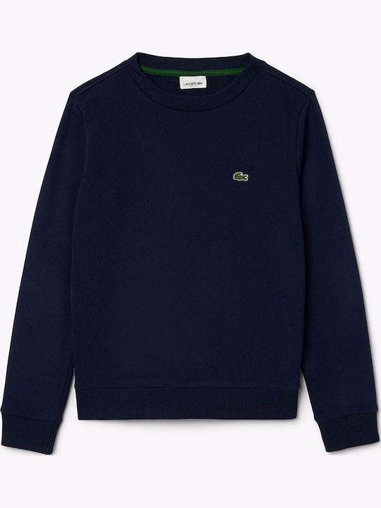 Lacoste Fleece Επένδυση Kinder-Sweatshirt Dunkelblau