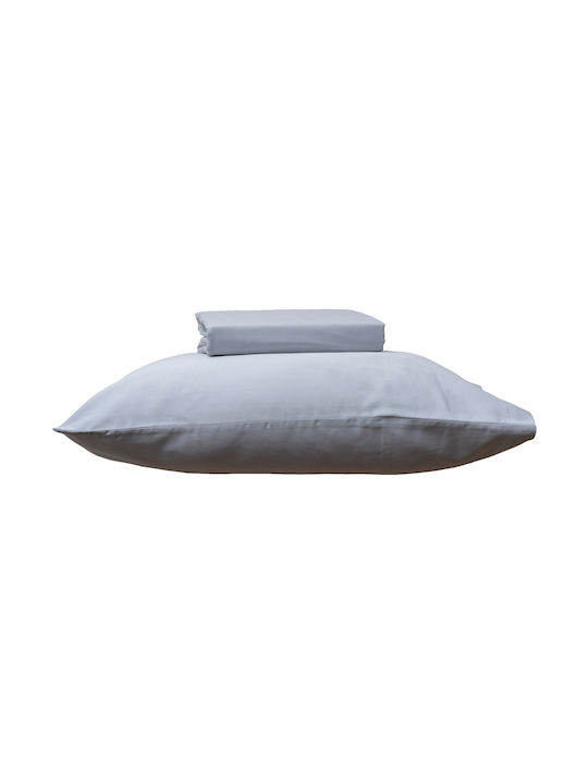 Anna Riska King Size Bed Sheets Set 280x275cm Gray (4 Pieces)