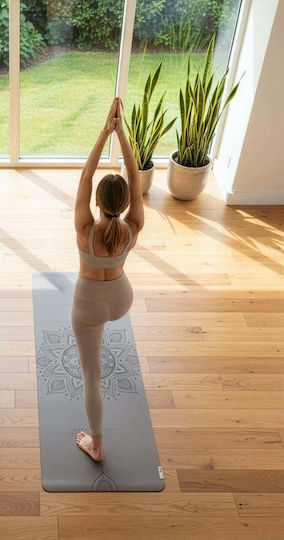 Yogistar 131455 Exercise Mat Yoga Gray (183x66x0.5cm)
