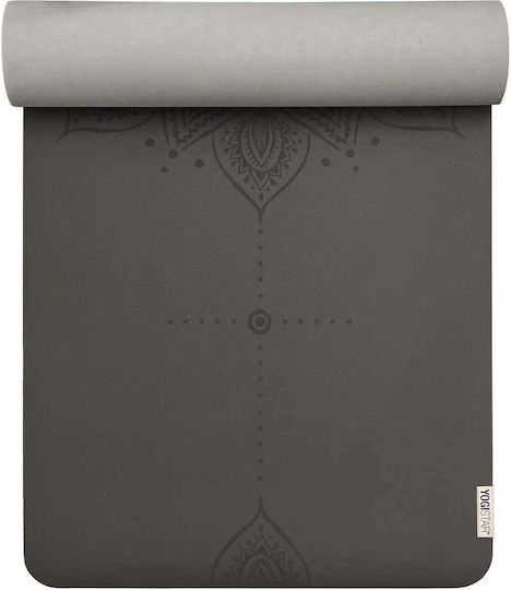 Yogistar 131455 Exercise Mat Yoga Gray (183x66x0.5cm)