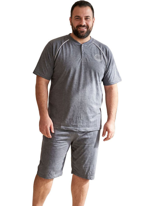 Rimoli Plus Size Summer Men's Pyjamas Anthracite