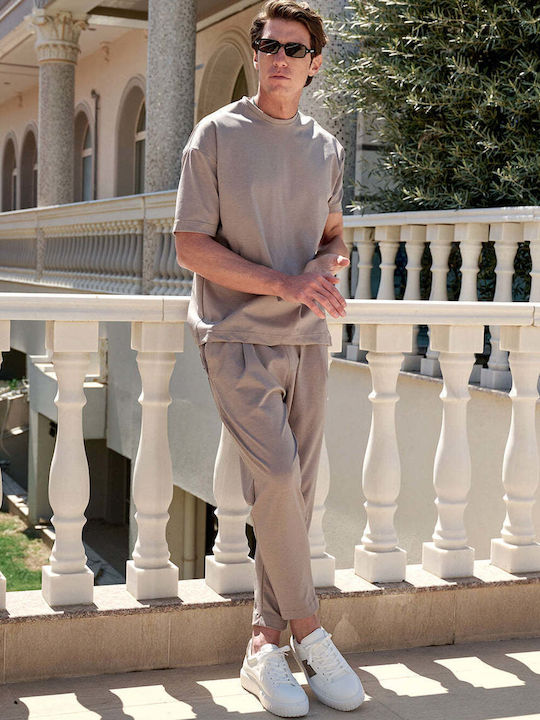 Short Sleeve Blouse Cigar Colour