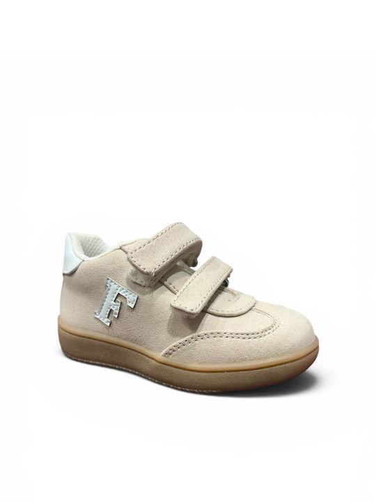 Kinder Sneaker mit Bügel- und Schleifenverschluss Beige