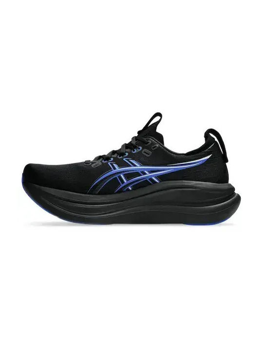 Gel-nimbus 28 Men's Sport Shoes Running Black / Neon Blue