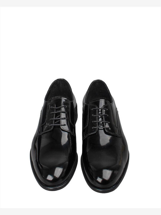 Men's Dress Shoes in Black Patent Leather