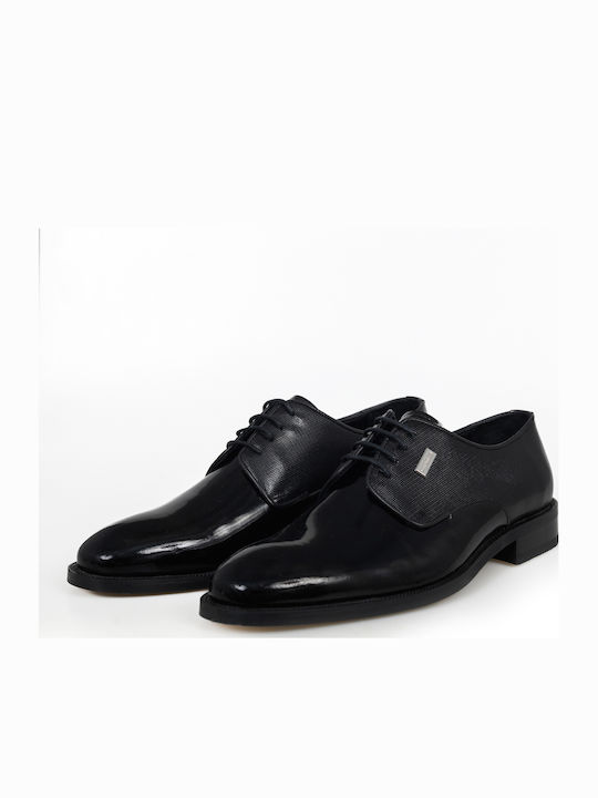 Pantofi Eleganți Bărbătești din Piele Negri
