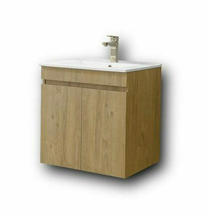 Martin Omega 65 Waschtisch mit Waschbecken L65xB46xH60cm Beige Oak