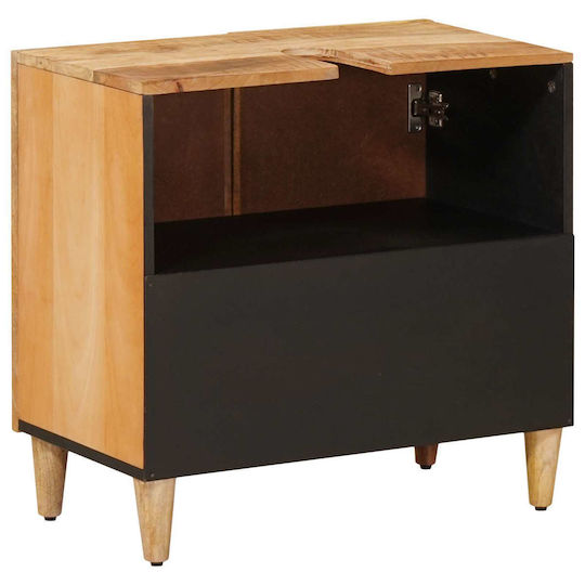 vidaXL Bathroom Vanity Unit Without Sink M62xD33xH58cm Brown