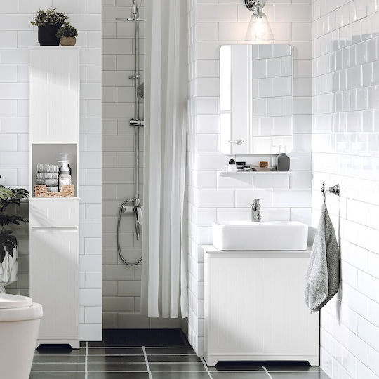SoBuy Countertop with Sink L30xW30xH60cm White