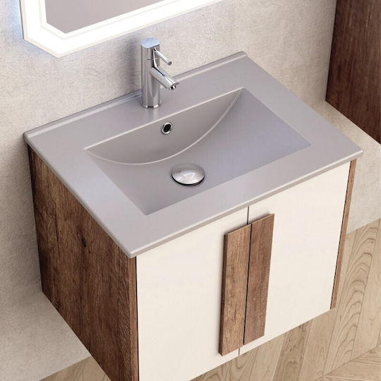 Inter Ceramic Πάγκος με Νιπτήρα Μ60xΒ45xΥ50cm Inter Ceramic Πάγκος με Νιπτήρα Μ60xΒ45xΥ50cm