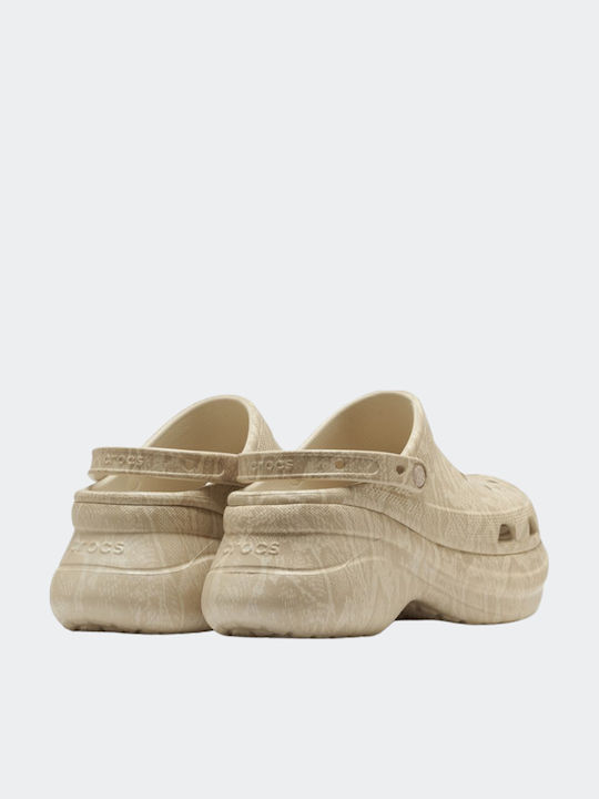 Crocs Bae Animal Holzschuhe Beiges