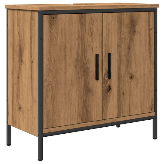 vidaXL Countertop with Sink L60xW30xH60cm Coffee