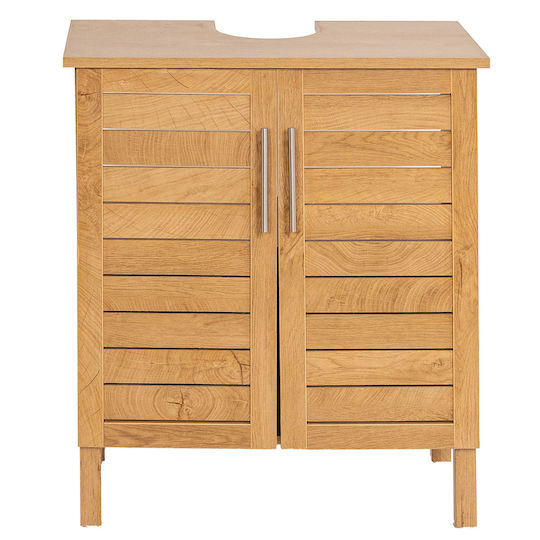 Eurocasa Badezimmer Waschtisch-Einheit Ohne Waschbecken M60xB30xH70cm Beige