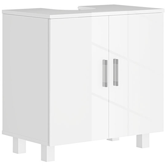 HomCom Πάγκος χωρίς Νιπτήρα Μ60xΒ35xΥ60cm Λευκό