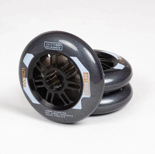 Iqon Wheels Access Combo 100 Dark Grey 3 Pieces