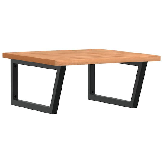 vidaXL Waschtisch ohne Waschbecken L60xB60xH2.5cm Beech