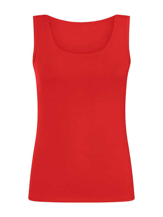 Celestino Top Elastic Monochrome Slim Fit Red