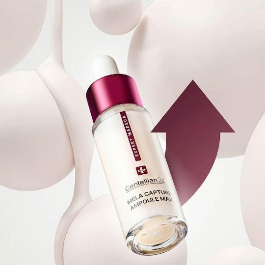Centellian24 Madeca Mela Capture Soothing & Moisturizing Face Ampoule Serum with Centella Asiatica & Niacinamide for Brightening & Whitening 30ml