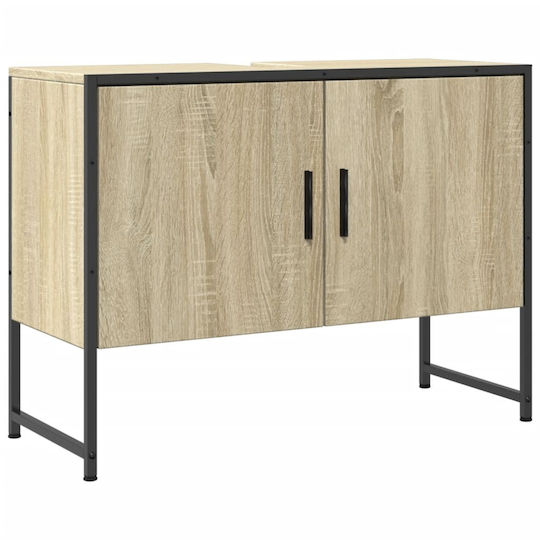 vidaXL Πάγκος χωρίς Νιπτήρα Μ80xΒ33xΥ60cm Sonoma Δρυς