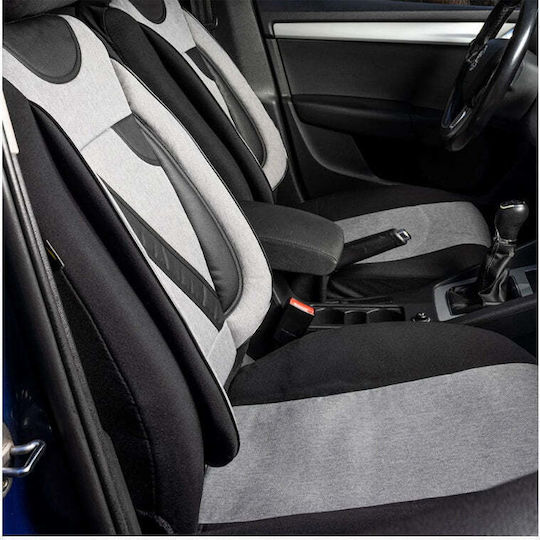Set Universal Nero Grey Personalized Seat Covers Alfa Romeo