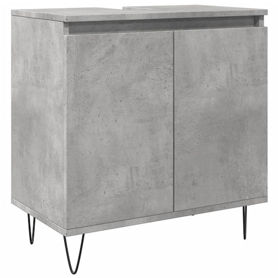 vidaXL Countertop without Sink L58xW33xH60cm Gray