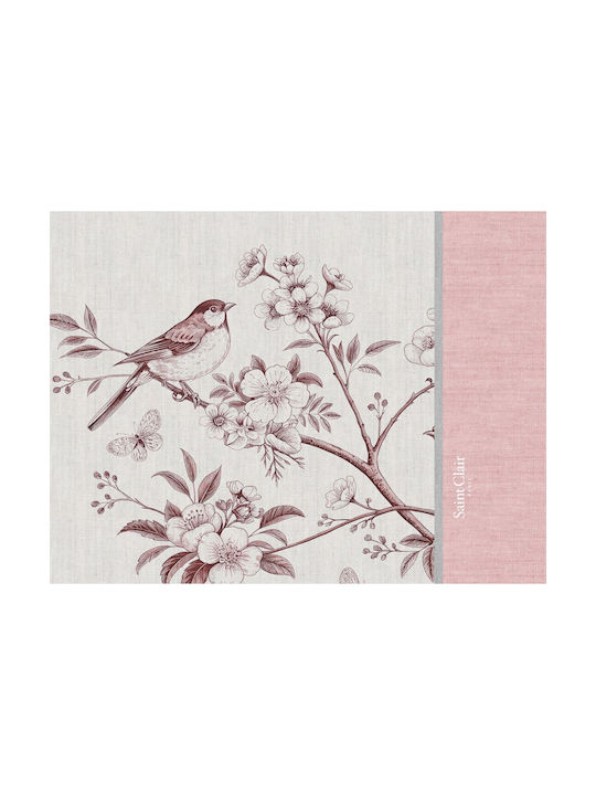Saint Clair Σουπλά Υφασμάτινο Ροζ 45x33cm Saint Clair Σουπλά Υφασμάτινο Ροζ 45x33cm