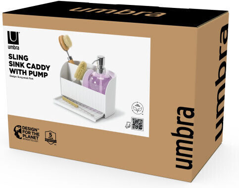 Umbra Sling Suport De Scurgere Pentru Tacâmuri Metalic Alb 38cm