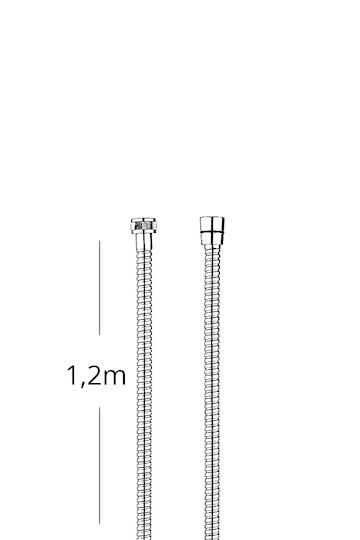 Σpiral Duschschlauch Fld1258 Farbige 1,2m Piccadilly