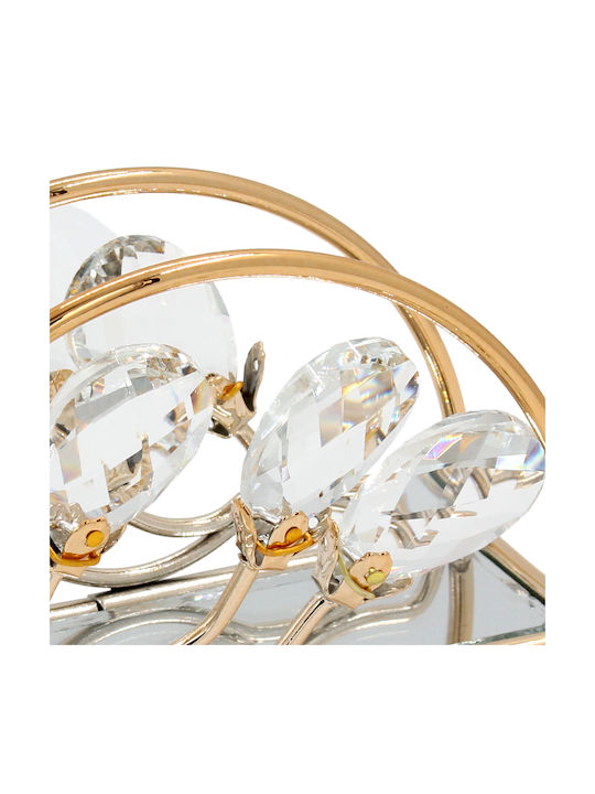 Keskor Metallic Gold Napkin Holder 13x7x8.5cm 43287