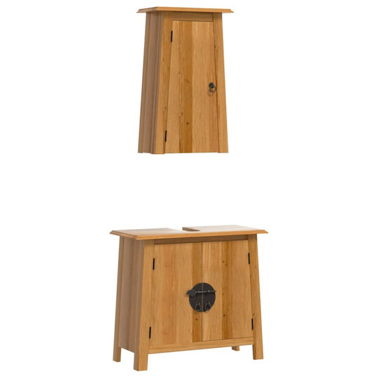 vidaXL Πάγκος χωρίς Νιπτήρα Μ70xΒ32xΥ63cm Καφέ