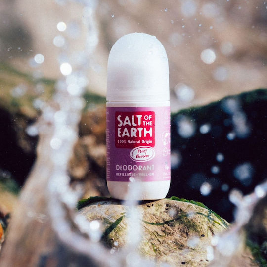 Salt of the Earth Peony Blossom Αποσμητικό σε Roll-On Χωρίς Αλουμίνιο 75ml