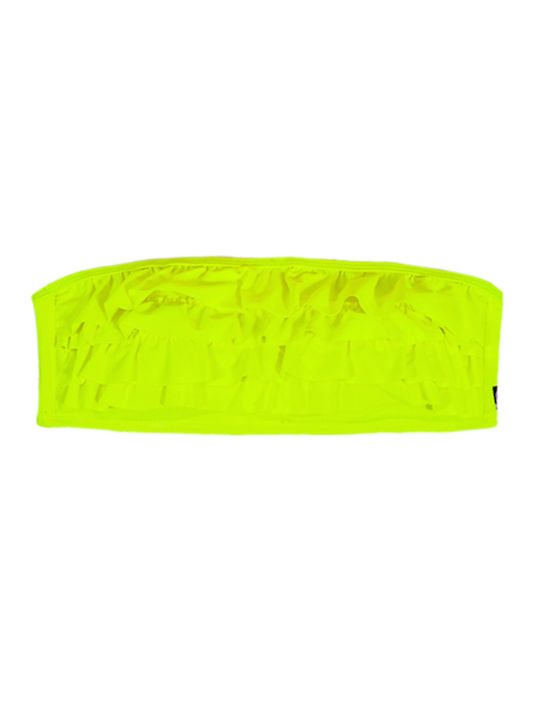 BKR1506 Strapless Bikini Top Lime BKR1506-Lime-Green