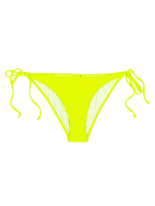 Bikini Slip με Κορδονάκια Πράσινο