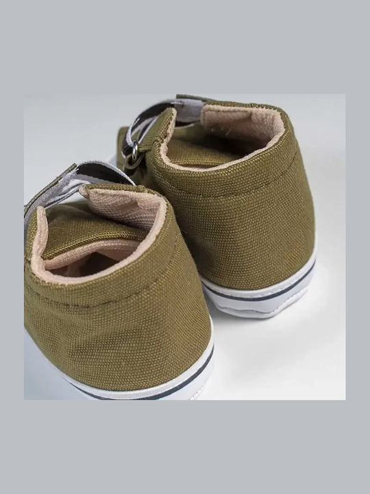 On Line Soft-Sole Sneakers For Babies Green