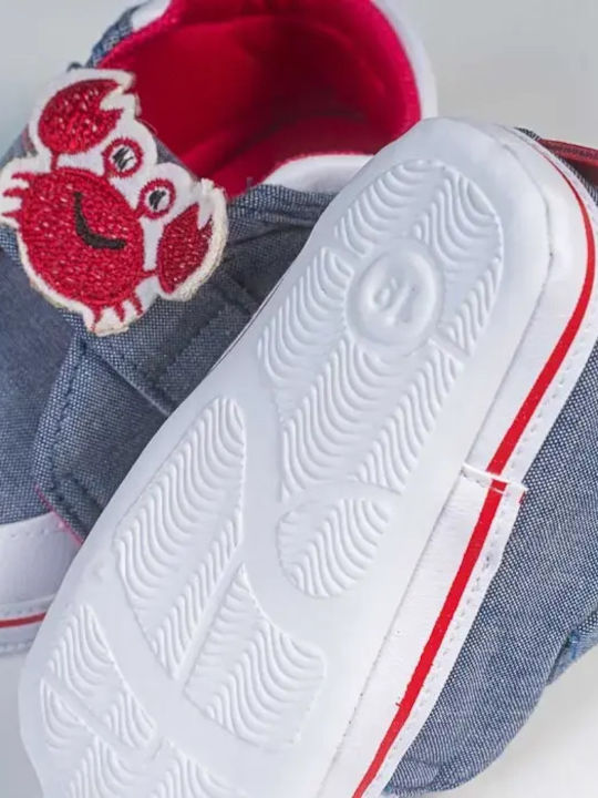 On Line Βρεφικά Sneakers Αγκαλιάς Μπλε