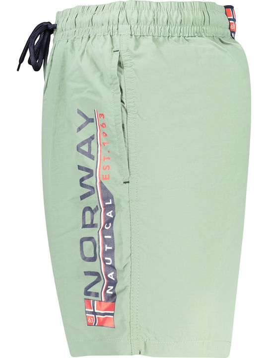 Men's Swimwear Slip Green Man With Patterns