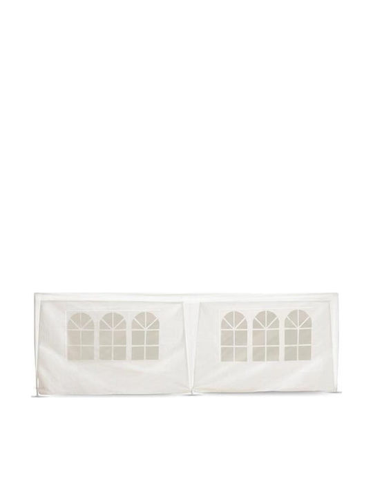 Kinzo Garden Gazebo With LEDs White 3x6m