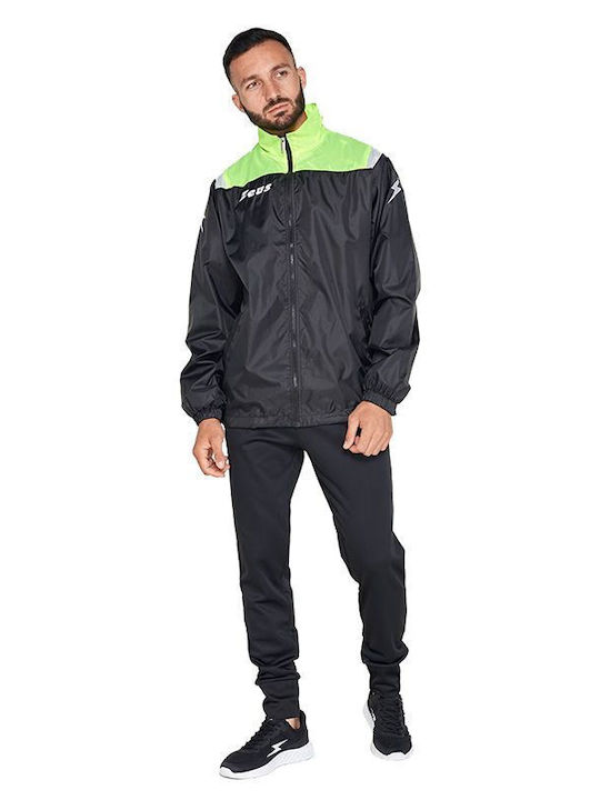 Vesuvio Jacket Мъжко яке Водоустойчиво и Ветроустойчиво Black / Yellow Fluo
