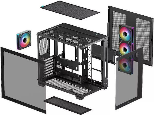 Vengeance Gamer's Choice Flame-V57 Edition Gaming Desktop PC (Ultra 7-265KF/32GB DDR5/1.0TB SSD/GeForce RTX 5070 Ti/No OS)