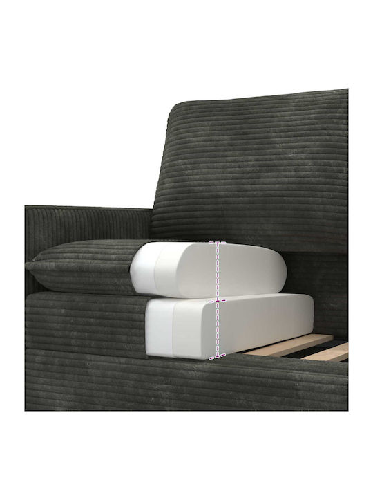 Relax Armchair Anthracite 126x81x87.5cm