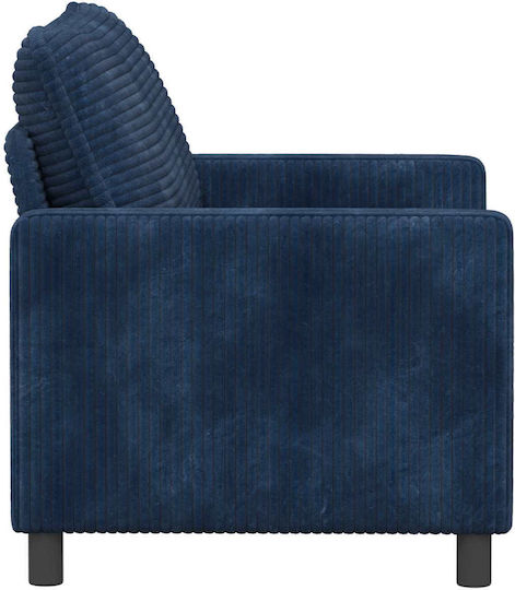 Scaun De Relaxare Închis Albastru 126x81x87.5cm