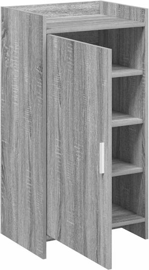 Schuhschrank aus Holz Grau B48xT36xH92cm